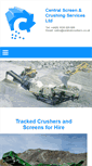 Mobile Screenshot of centralcrushers.co.uk